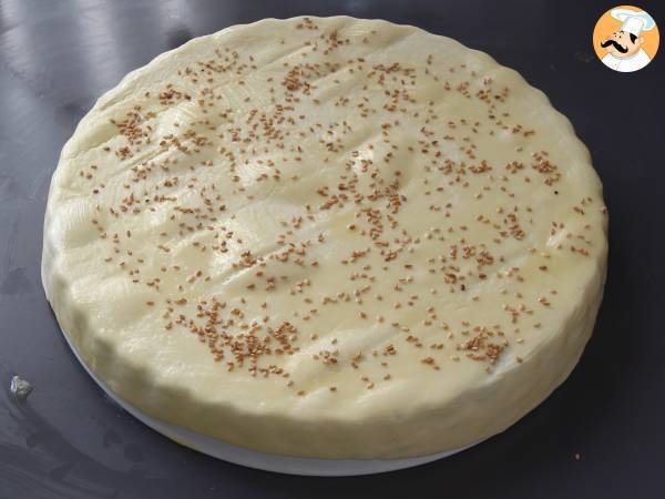 Tartă de vară super răcoritoare: ricotta, castraveți și somon afumat - Preparare etapa 2