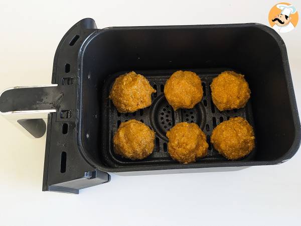 Chifteluțe de dovleac în Air Fryer - Preparare etapa 6