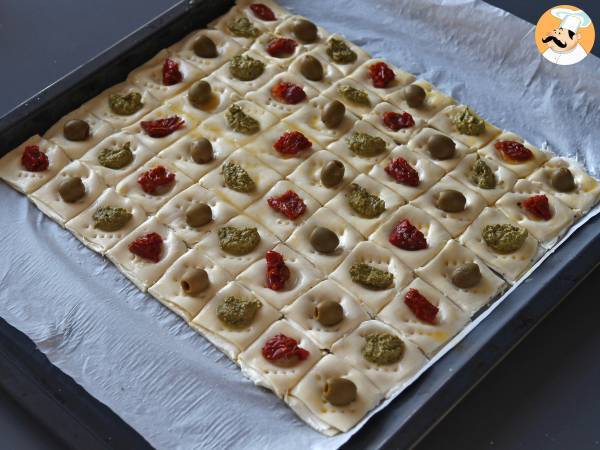 Mini aperitive din foitaj - pentru un aperitiv minunat! - Preparare etapa 6