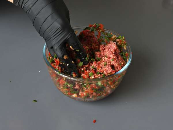 Kebab Lavash cu tortilla, ușor de gătit în airfryer! - Preparare etapa 3