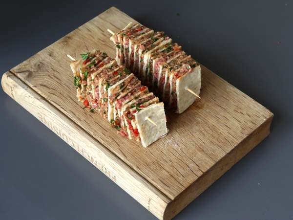 Kebab Lavash cu tortilla, ușor de gătit în airfryer! - Preparare etapa 9