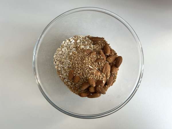 Granola express la airfryer - Preparare etapa 1