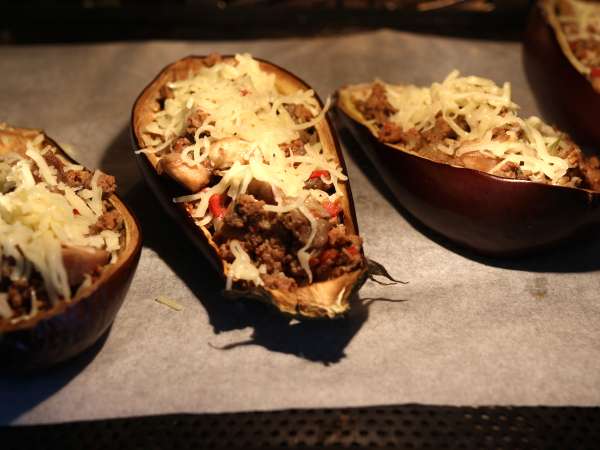 Vinete umplute cu mozzarella gratinată - Preparare etapa 8