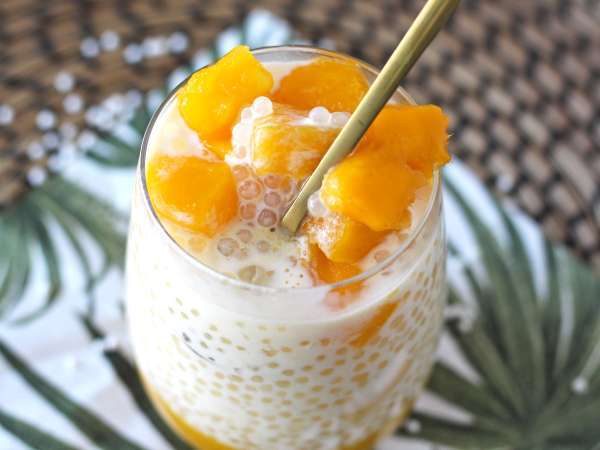 Mango sago, desertul asiatic cu tapioca și mango care cucerește prin simplitatea sa - Preparare etapa 13