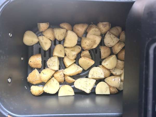 Caprice des dieux cu cartofi la airfryer - Preparare etapa 2