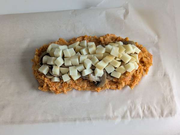 Chec cu dovleac, ciuperci și brânză scamorza: rețetă gustoasă și ușor de făcut - Preparare etapa 9