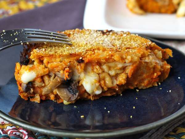 Chec cu dovleac, ciuperci și brânză scamorza: rețetă gustoasă și ușor de făcut - Preparare etapa 14