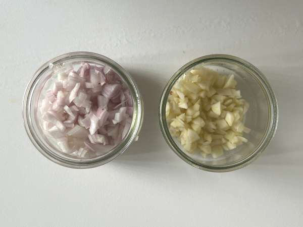 Brioșe cu spanac și ciuperci - Preparare etapa 2