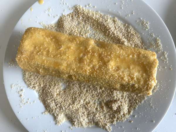 Buștean crocant din brânză de capră- la Air Fryer: confort absolut! - Preparare etapa 5