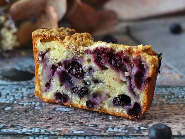 Blueberry crumble cake - Preparare etapa 9
