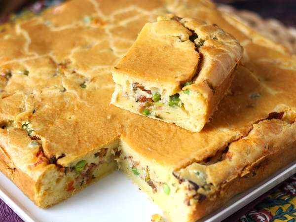 Plăcintă de sardine: o rețetă simplă, moale și gustoasă - Preparare etapa 11