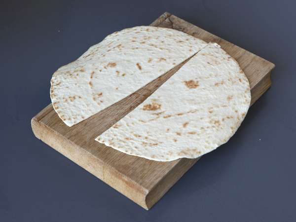 Tortillas coapte la cuptor cu quesadillas și umplutură de carne de vită picantă - Preparare etapa 3