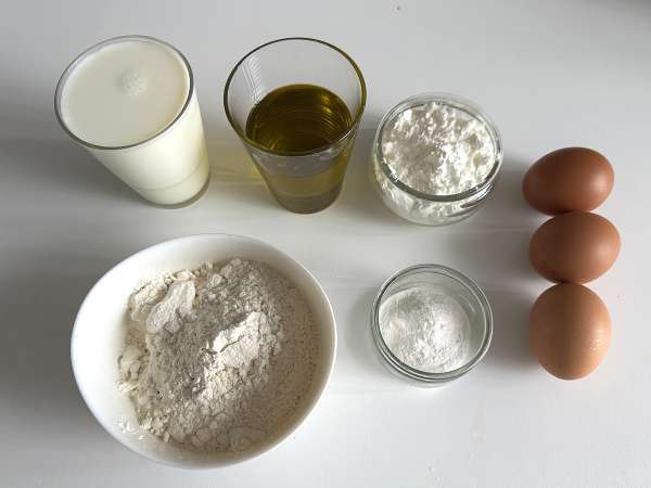 Aluat de tartă sărată în blender: rapid, ușor și ultramoale - Preparare etapa 1