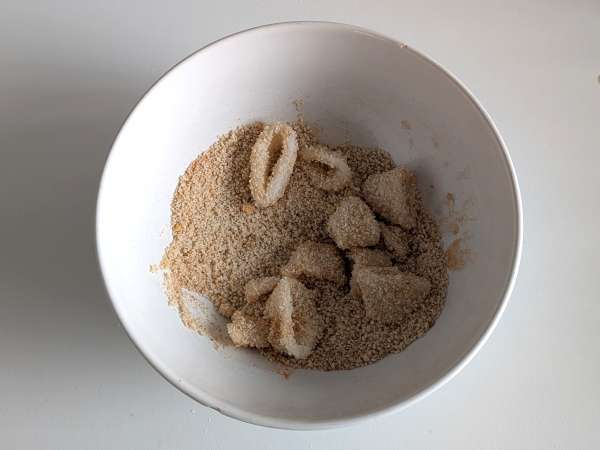 Inele de calmar în friteuza cu aer cald - Preparare etapa 5