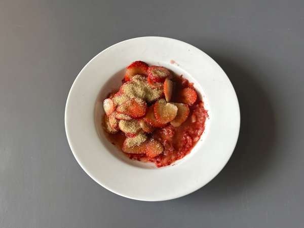 Shortcake cu căpșune, shortcake-ul american cu cremă de căpșune care nu dă greș niciodată - Preparare etapa 1