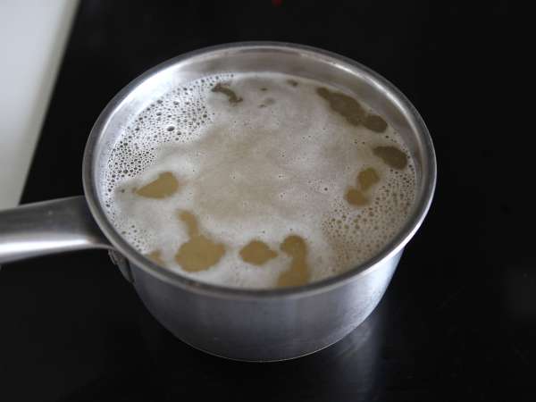 Salată de paste Orzo cu somon și dovlecel - Preparare etapa 1