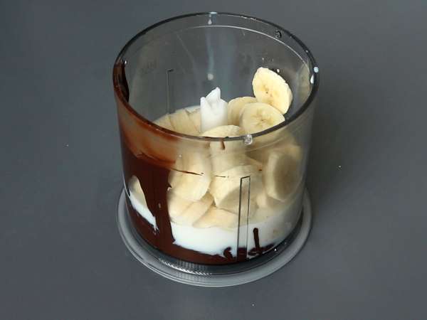 Cremă de banane cu ciocolată - cu doar 3 ingrediente! - Preparare etapa 2