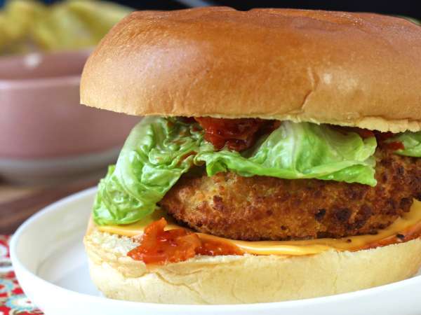 Burger cu pui pane în stil coreean: crocant, picant și extrem de apetisant - Preparare etapa 7