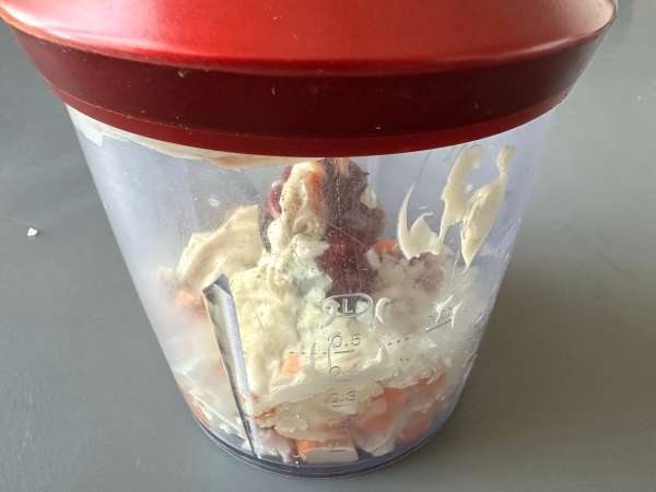 Pastă de surimi: rețeta ultra-rapidă pentru aperitiv - Preparare etapa 4