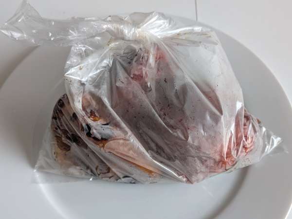 Ardei umpluți și gratinați în friteuza cu aer cald, cu cârnați și brânză scamorza - Preparare etapa 4