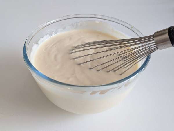 Cheesecake cu caise, cu textură cremoasă - Preparare etapa 3