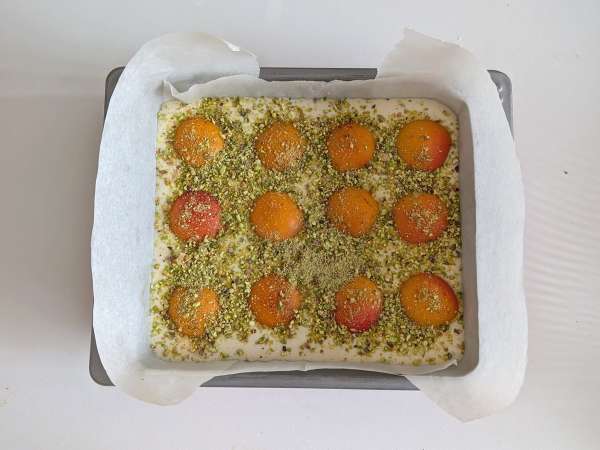 Cheesecake cu caise, cu textură cremoasă - Preparare etapa 5