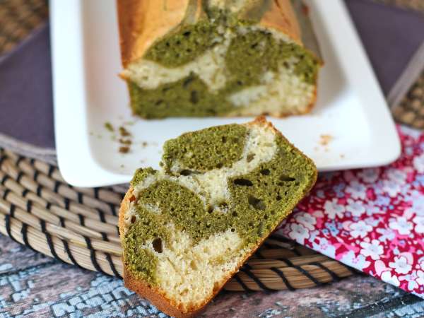 Chec marmorat cu ceai matcha - Preparare etapa 11