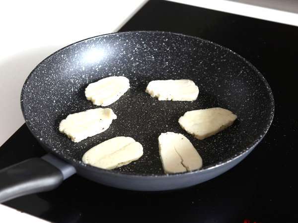 Salată de sfeclă cu halloumi la grătar - Preparare etapa 6