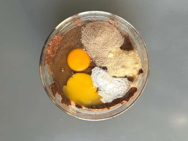 Brownie proteic cu ciocolată și fasole roșie - Preparare etapa 4