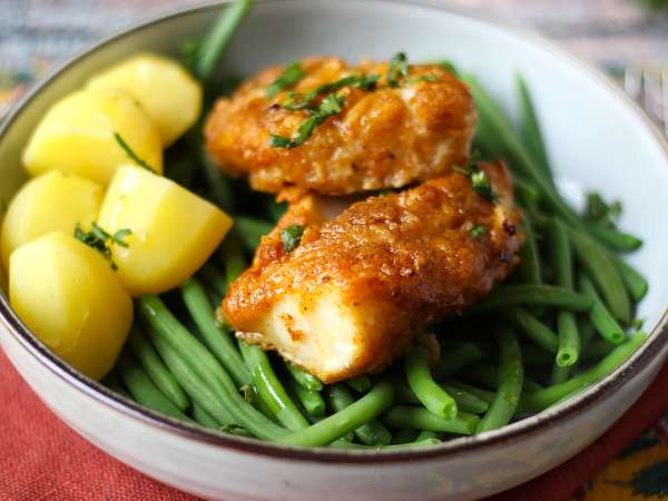 Filet de cod cu lămâie, usturoi și condimente - Preparare etapa 9