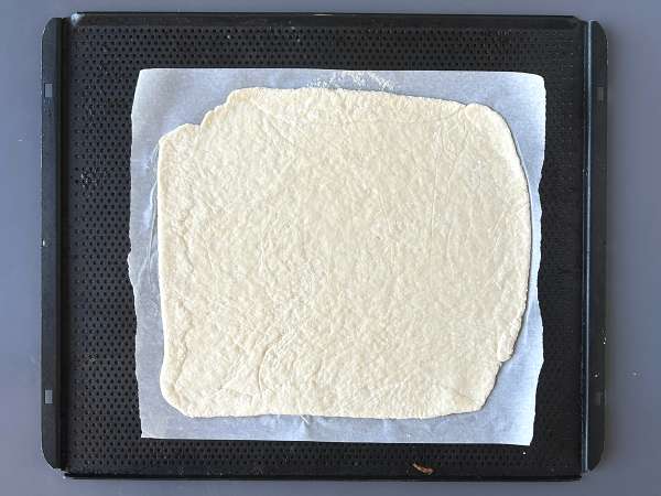 Pizza cu brânză cottage - Preparare etapa 5