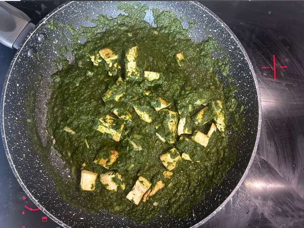 Palak tofu: curry indian cu spanac și tofu - Preparare etapa 10