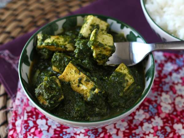 Palak tofu: curry indian cu spanac și tofu - Preparare etapa 11