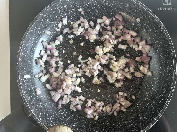 Quiche cu ciuperci și dovleac potimarron - Preparare etapa 2
