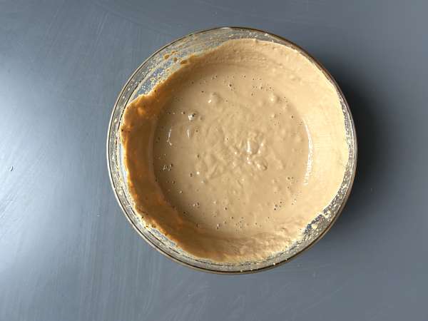 Spumă de cafea cu tofu mătăsos: 3 ingrediente, fără ouă și fără smântână - Preparare etapa 1