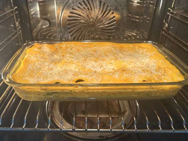 Lasagna cu dovleac butternut, spanac și ricotta - Preparare etapa 9