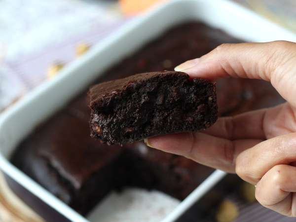 Brownie cu cartof dulce, fără unt și ulei - Preparare etapa 7