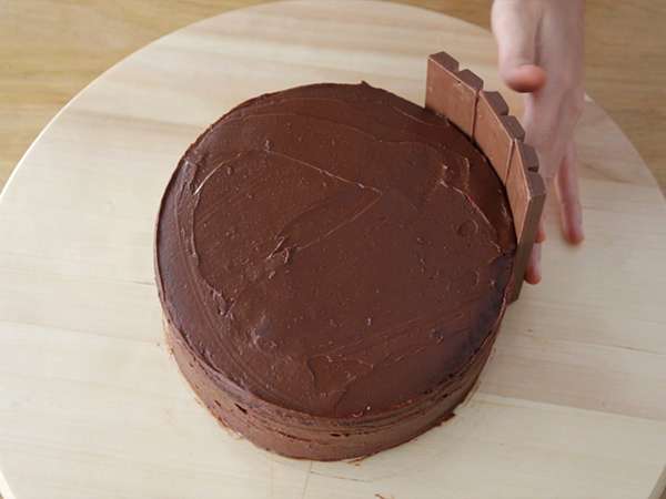 Tort KitKat - Preparare etapa 9