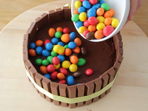 Tort KitKat - Preparare etapa 11