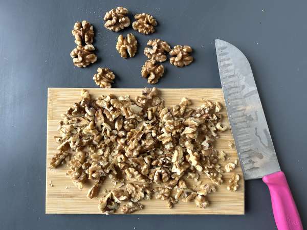 Chec vegan cu banane, miso, nuci și ciocolată - Preparare etapa 5