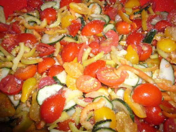 Salata de rosii pentru iarna - Preparare etapa 5