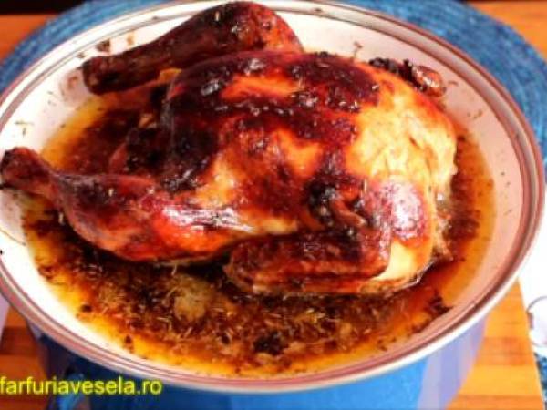 Pui la capac (reteta video) - Preparare etapa 3