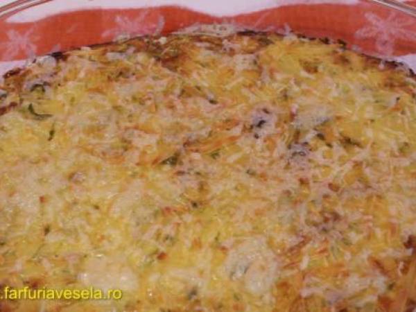 Budinca de dovlecei (reteta video) - Preparare etapa 4