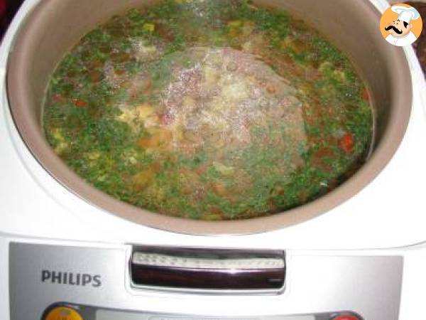 Supa de pui si legume pentru copii la Multicooker Philips - Preparare etapa 4