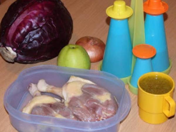 Pulpe de gasca pe varza rosie - Preparare etapa 2