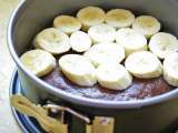 Etapa 2 - Tort de ciocolata si banane fara coacere