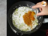 Etapa 2 - Curry cu creveti si lapte de cocos