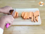 Etapa 1 - Cartofi dulci prajiti in cuptor (cu piept de pui)