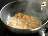 Etapa 2 - Legume si creveti la wok