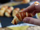 Etapa 6 - Croissante din foietaj cu bechamel, șuncă și cașcaval